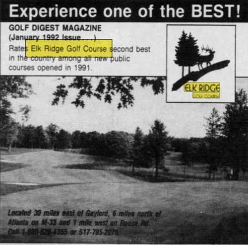 Elk Ridge Golf Course - Apr 22 1992 Article